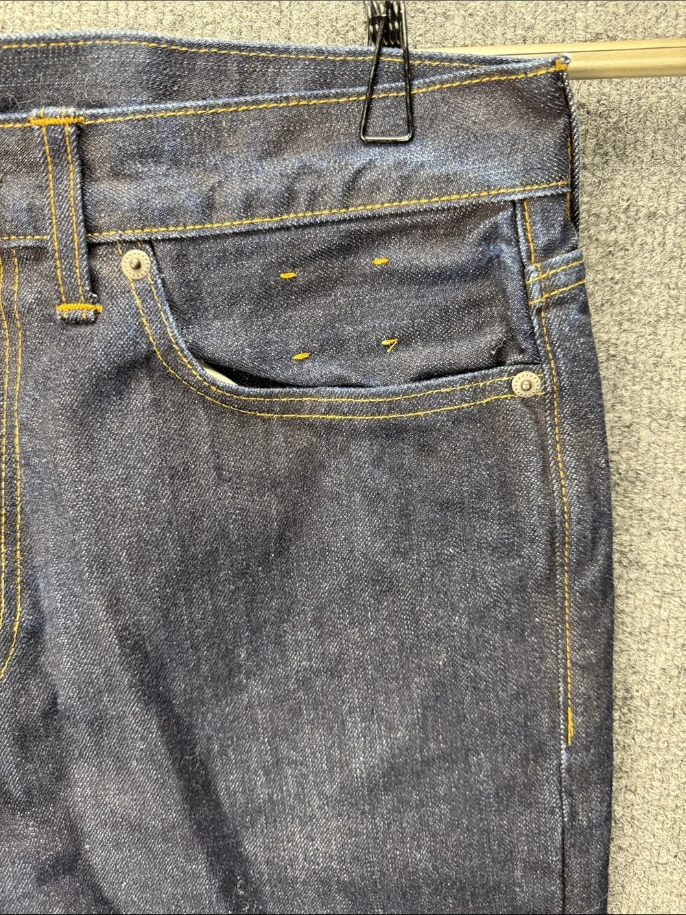 J. Crew 770 Straight Jeans - Dark Blue Size W33 L34